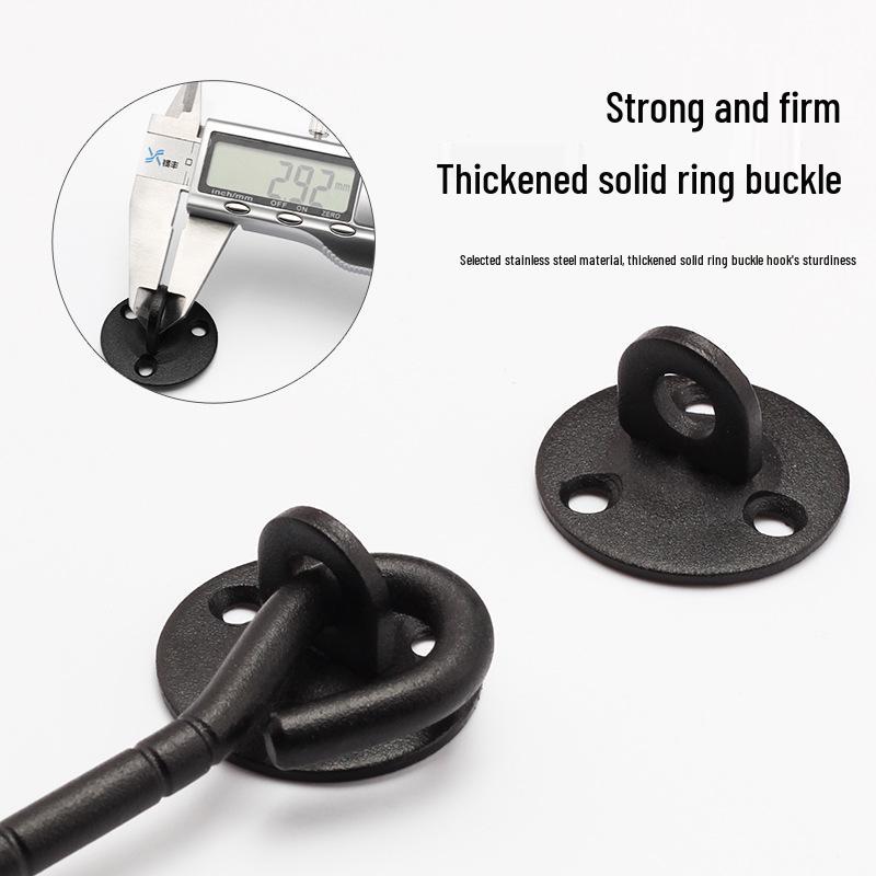 Black Stainless Steel Window & Door Latch Hook