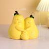 Charming Pear Resin Bookend for Home Decor: Bedroom, Living Room, or Wine Cabinet