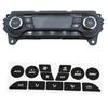 Car Interior Decoration A C Button Repair Stickers Button Repair Decals Black Overlay Firm Fitment Light Penetration Reduction