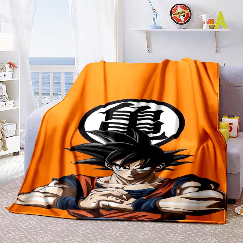 Eine Anime-Decke im Dragon Ball-Design ist perfekt für Nickerchen, Sofas, Wohnzimmer, Büros, Schlafzimmer und andere ähnliche Räume.
