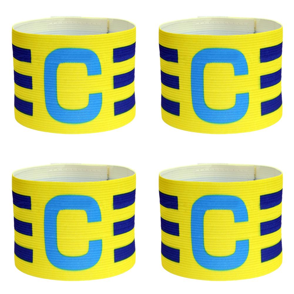Football Captain Armband Adjustable Leader Competition Armband with Touch Fastener Brazalete Capitan Band for Football Captain