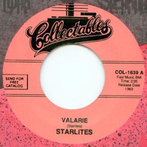 

7-дюймовая пластинка STARLITES - Valarie / Way Up In The Sky COL016397 Коллекционные 1960 США Поп