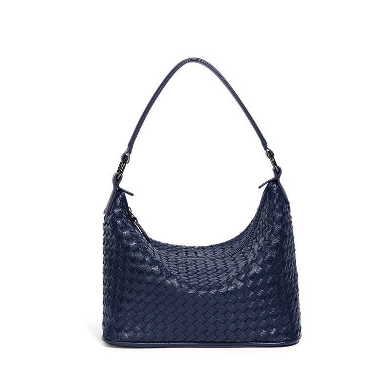 

Hot-selling winter trend hand-woven handbag large capacity fashion simple shoulder bag oblique span women s bag 26.5*14*21