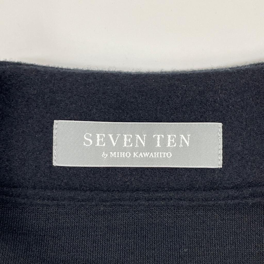 SEVEN TEN by MIHO KAWAHITO 2012 Navy Rayon Blend Wool-Like All-in-One Overall All-in-one S NavyUsed