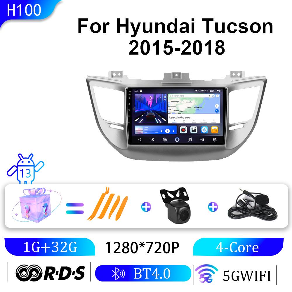 Hyundai 15-18 Tucson Android Carplay Large Screen GPS Navigation System 9 inches