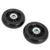 2Pcs Luggage Suitcase Replacement Wheels Universal Rubber Swivel Caster Wheels Bearings Repair Kits