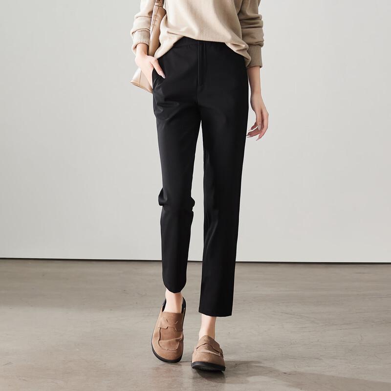 SOFSIL Women s High-Waisted Cropped Tapered Casual Pants 28
