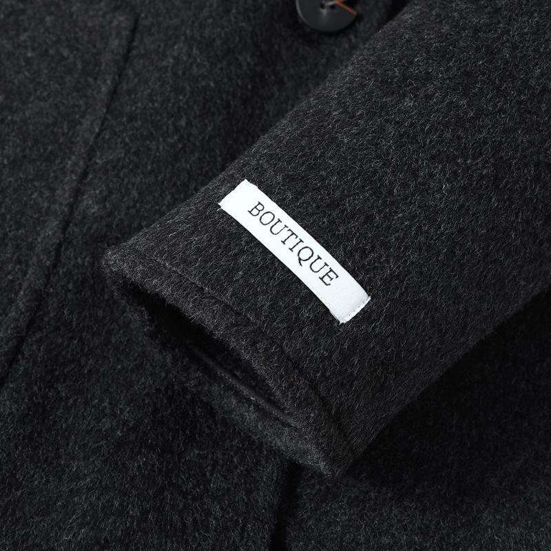 Middle Age Women's Long Wool Coats and Mixtures Plus Size Autumn Outerwears Elegant Loose Lady Jackets