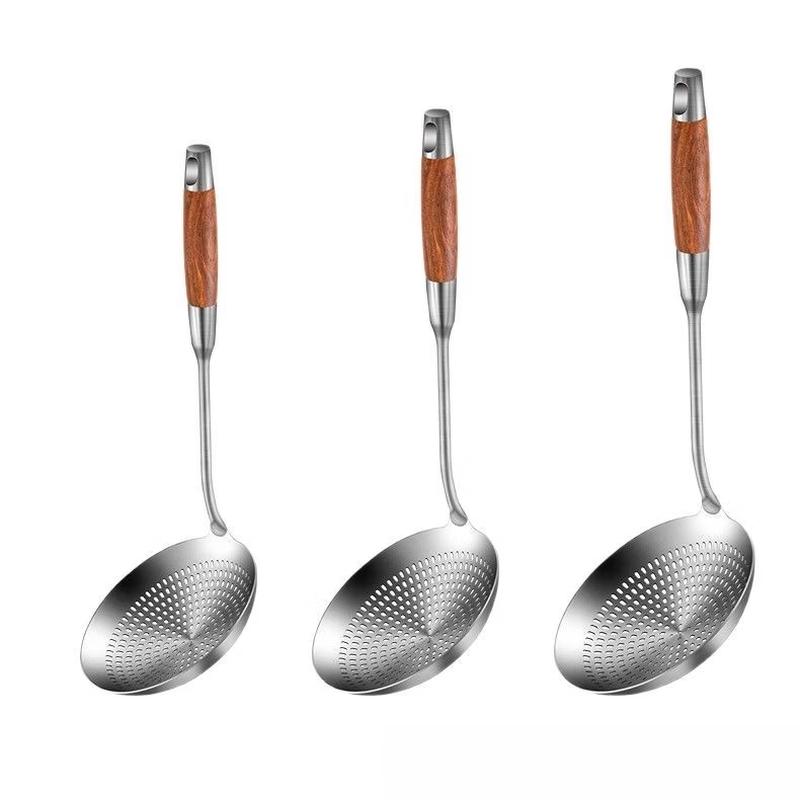 Zhishi 304 Stainless Steel Large Skimmer Spoon
