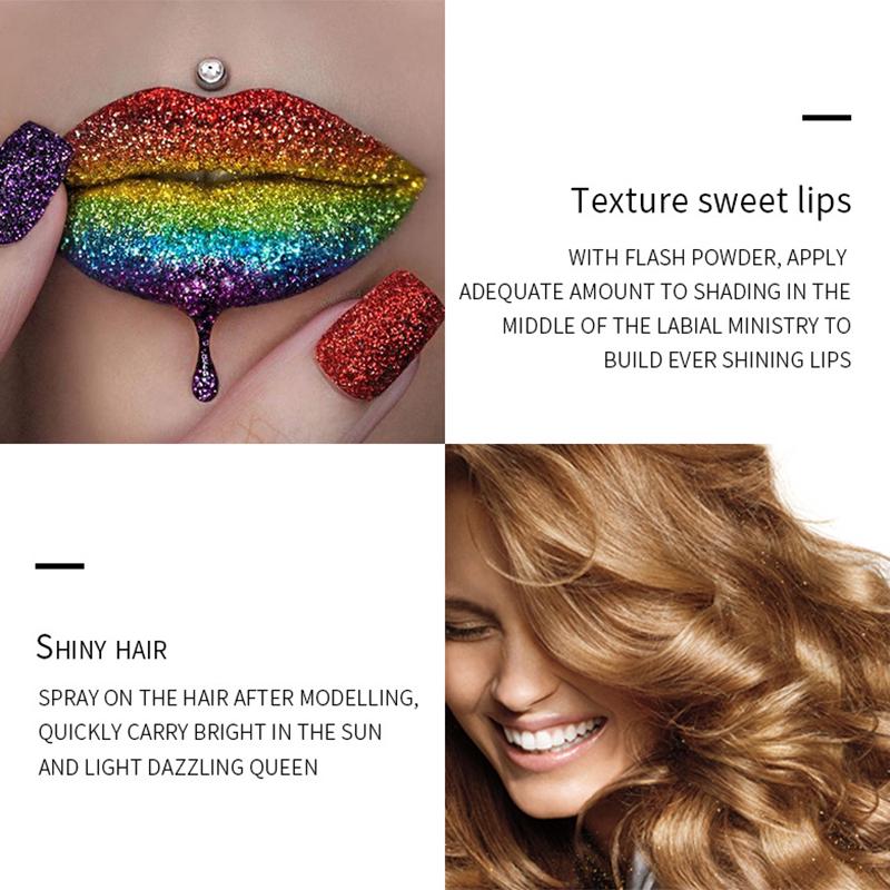 Glitzer-Schimmer-Meerjungfrau, 36 Farben, Lidschatten, Textmarker, Gesicht, Festival, Glitzer, Körper-Make-up