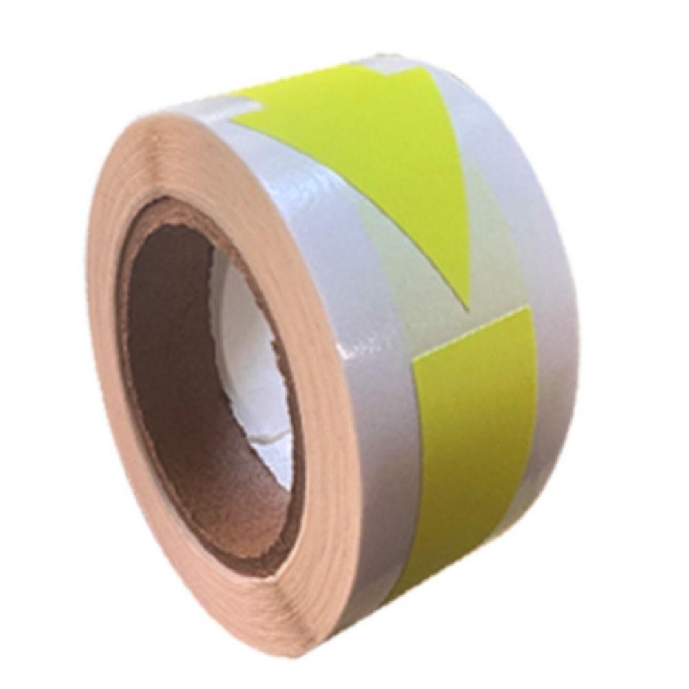 

Yellow Arrow Floor Sign Arrow Shape Self-Adhesive Roll Tape Tape Stickers Meetings