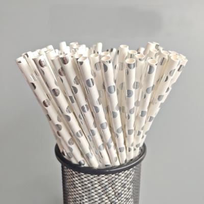 Paper Straws Striped Dots Star Pink Disposable Straws for Wedding Birthday Party Diy Party Decoration Disposable Tableware