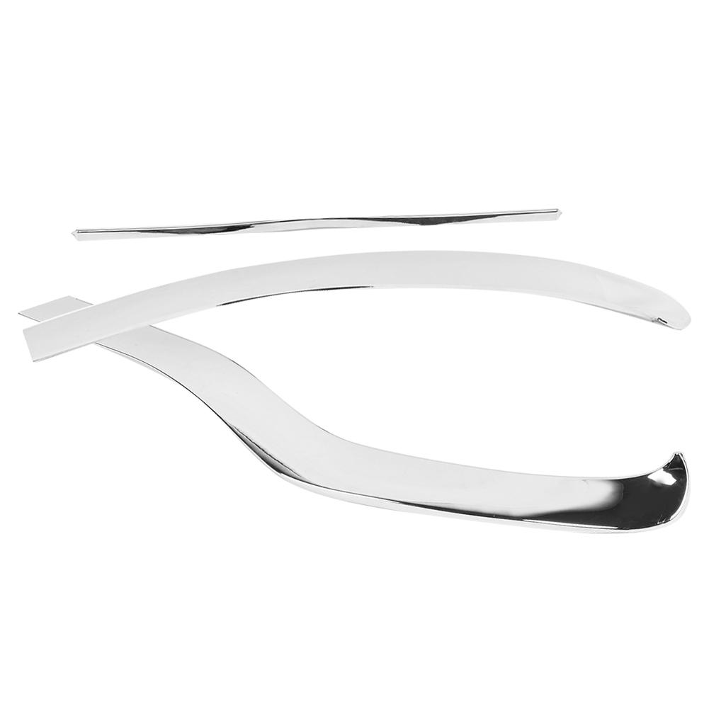 3pcs ABS Chrome Front Bumper Plate Fit For Benz E Class W213 2016 2019 Car Accessories