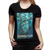 Spiel Subnautica Below Zero T-Shirt für Damen Rundhals Streetwear T-Shirts Damen T-Shirts Kurze Sommerkleidung Tops
