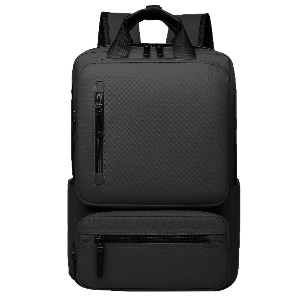 Multi-functional Fashionable Backpack, Backshoulder Bag, Men's Notebook, Leather Computer Bag, Hand-held High-end Student Schoolbag