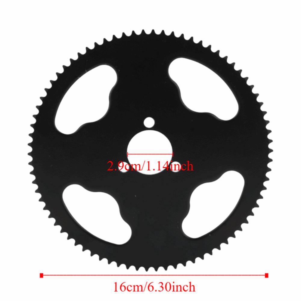 Steel Chain Wheel 3 Holes Replacement Sprocket Durable Chain Drive Gear Mini Motorcycle