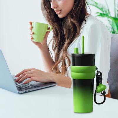 Stainless Steel Coffee Cup 710ml Double-layer Insulated Coffee Mug Tumbler Portable