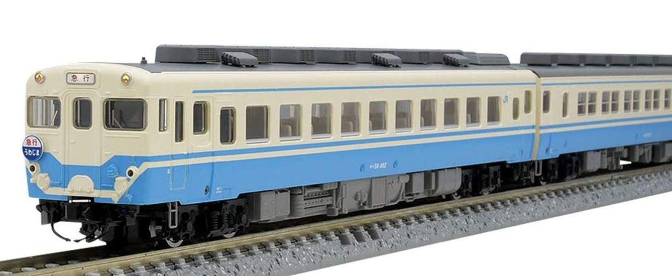 

TOMIX N Gauge Limited Kiha58 Series Uwajima JR Shikoku Color Set B 3 вагона 97931 Железнодорожная модель дизельного вагона