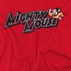 Mighty Mouse Mens Might Logo T-Shirt