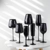 Calici Champagne Opachi in Cristallo Nero Eleganti Calici Champagne in Cristallo Calici Champagne in Cristallo Bicchieri Vintage