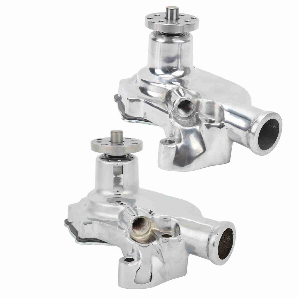 High Volume Short Water Pump Aluminum Large Water Flow for SBC V8 283 327 350 1955 to 1985 High Volume SWP V8 Engine Water Pump