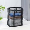 Portable Laundry Basket with Handle Breathable Nylon Storage For Travel Camping J0MC