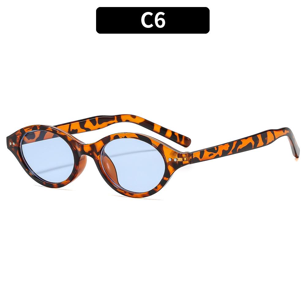 Women's sunglasses, men's and women's retro small-frame sunglasses.