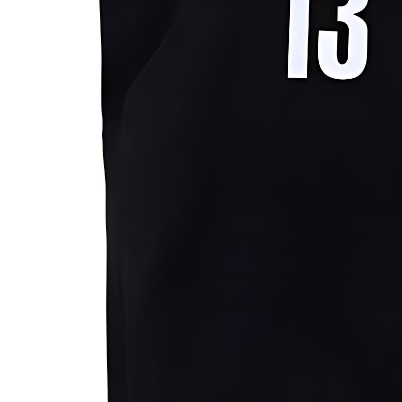 Nike Kids Brooklyn Nets Icon Edition Letter Number Print V-Neck Pullover Outdoor Casual Sports Kids tops Black DQ5400-010