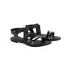 Shoetopia Girls Girls-Flat-107 Black Flat Sandal - 3 Uk (Girls-Flat-107-Black)