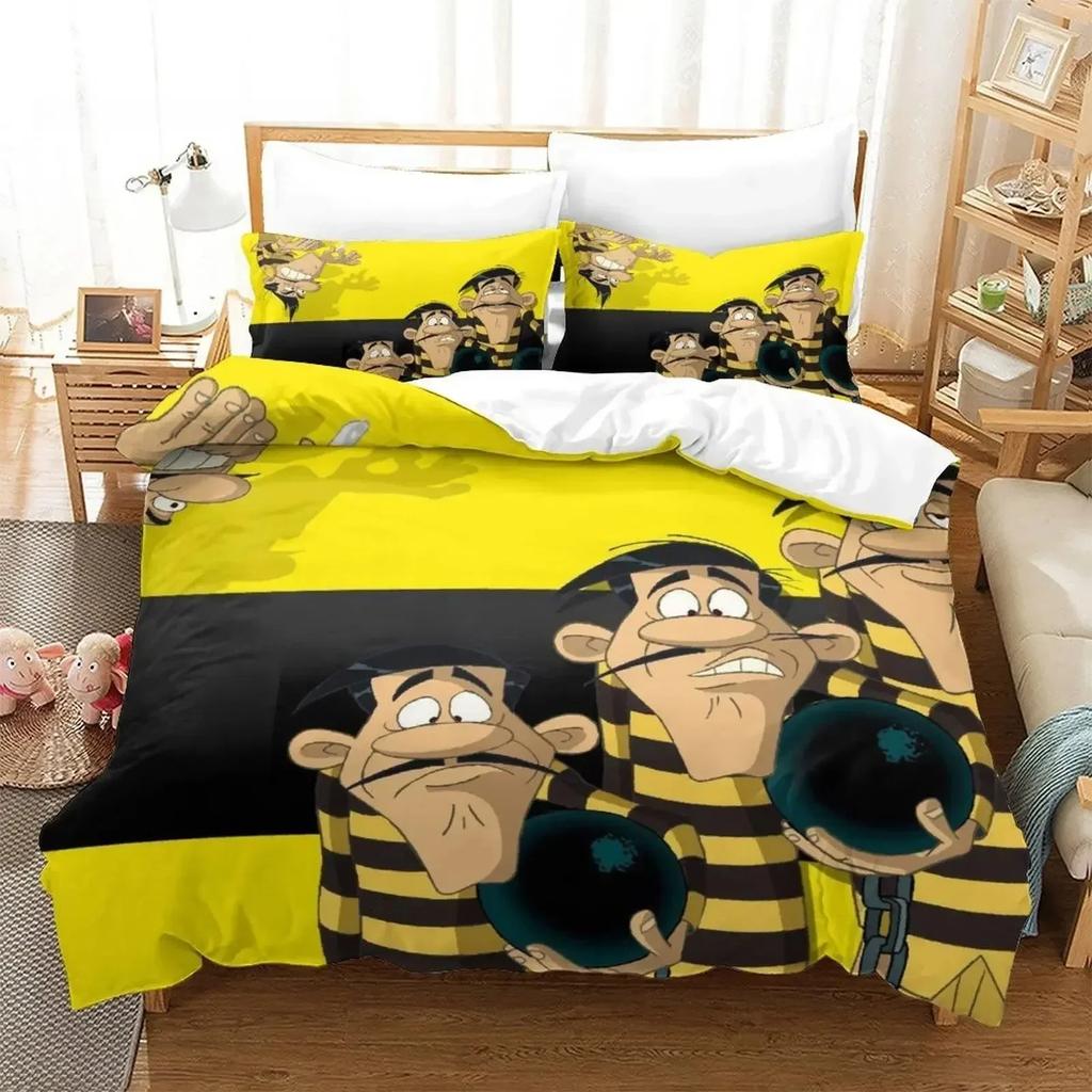 New Lucky Luke Bedding Set Single Twin Full Queen King Size Bed Set Adult Kid Bedroom Duvet Cover Sets 3D Bed Sheet Set