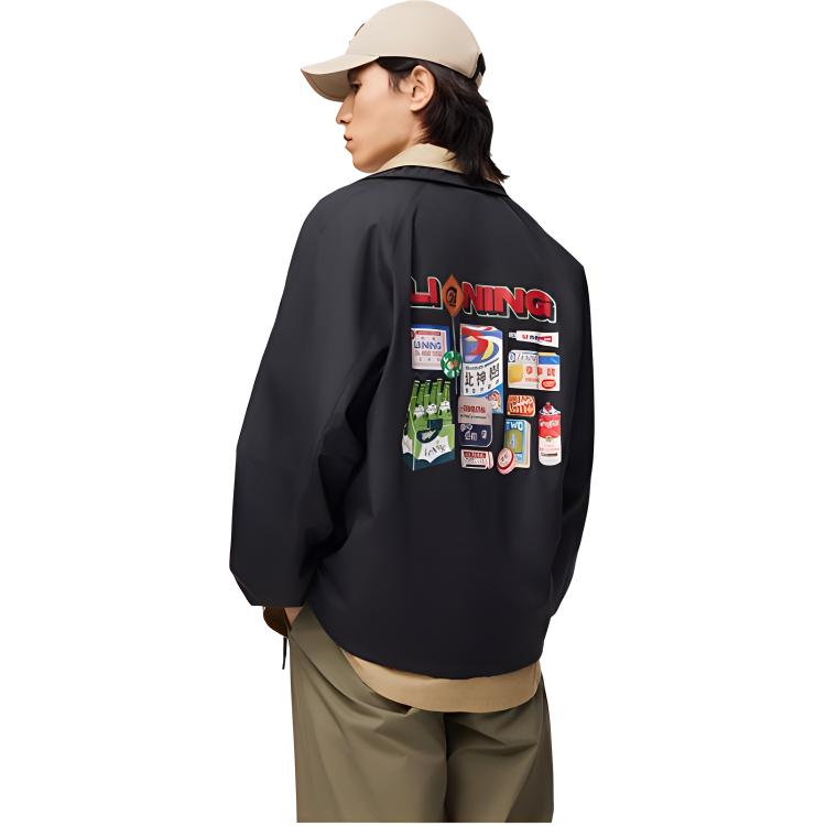 Li Ning Skateboard Jackets & Coats Men's Black AFDU091-1