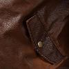 Men's  Fashion Casual Leather Jacket Casual Large  Leather Coat