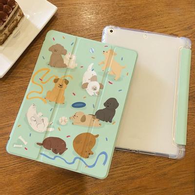 Για iPad gen 9 θήκη Νέα υψηλής ποιότητας Cute Dog Pattern iPad Smart Case για iPad Air 4 5 10.9 Air 3 10.5 mini 6 5 4 gen 10 with μολυβοθήκη