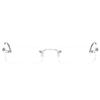 Fashion Rimless Anti-blue Reading Glasses Men Anti-fatigue Presbyopic Glasses with Case Blue Light Computer Grade Glasses Women