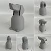 Kryt koule tažného zařízení 3D tištěný pes Jezevčík Ochranný kryt koule tažného zařízení Vtipný kryt koule tažného zařízení pro obytný vůz Příslušenství pro přívěsy a nákladní vozy