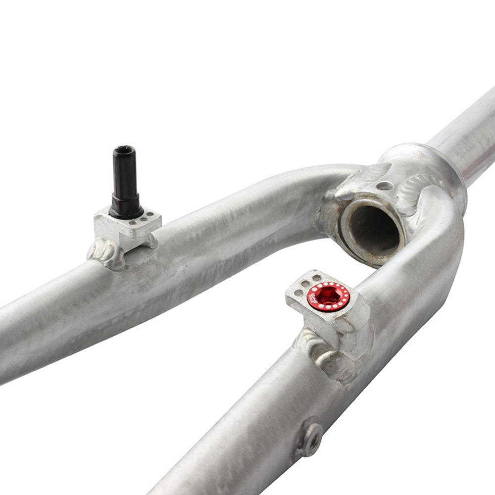MTB 4st För V-bromshål Cantilever Fixed Gear Bromsfäste Plug M10*1.25 Skruvbult Bromsar Post Mount Skruvar