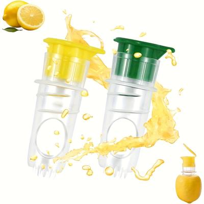 Manual Lemon Squeezer Portable Lemon Juicer Lightweight Manual Juices Reamer Built In Filter For Lemon Orange Citrus Fruit
