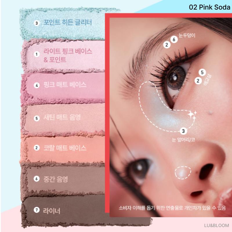 3CE Layer It All Eye Palette 7.5g (+Free gift)