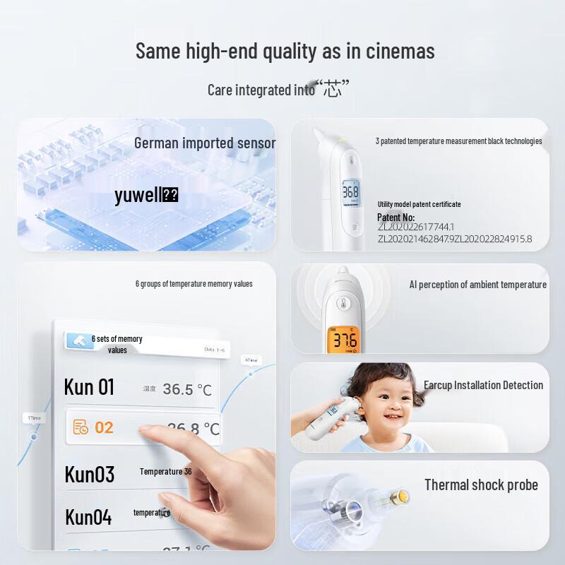 Yuwell Infrared Ear Thermometer YHT103