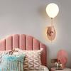 Children's Room LED Wall Light Pink Balloon Bear Wall Light Modern Warm Princess Room Nursery Girl Boy Bedroom Bedside Light