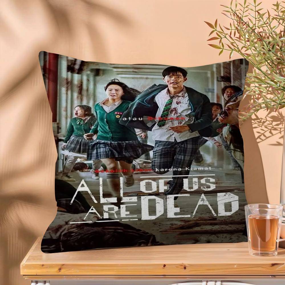 Korean Tv All Of Us Are Dead Pillow Cover Sofa Cushion Cover Home Room Decoration Children Gift