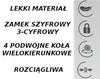 Walizka Podróżna Twarda Lekka Na Kółkach Bagaż Benzi Bz5711