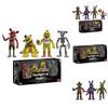 Set di 4 Action Figures di alta qualità di Five Nights At Freddy's con Dettagli Vivaci e PVC Resistente