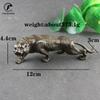 Antique Heavy BIG TIGER Figurine Miniature Desktop Ornament Retro Metal Lucky Beast Statue Home Decoration Craft Accessories