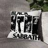 B-Black S-Sabbath Ozzy Pillow Case For Sofa Decor Car Office Room Printing Cushion Cover Decorations and Protector