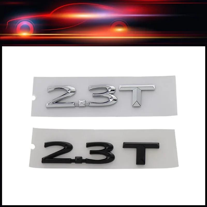 3D Premium 2.3T 2.3 T Letters car Fender trunk Rear Bonnet Decal Emblem Badge Sticker
