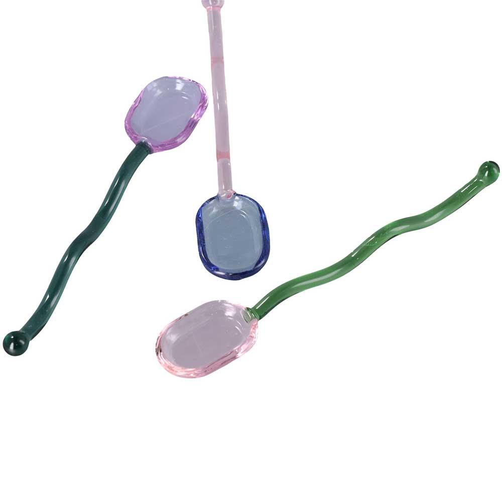 Home Tableware For Deserts And Juice Stirring Spoon Coffee Spoon Glass Mixing Spoon Milk Spoon