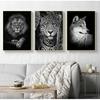 Bilder für Wohnzimmer Dekoration Home Decor Tier Leinwand Malerei Wand Kunst Löwe Elefant Pferd Poster und Drucke Wand