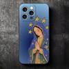 Virgen Mary Virgin De Guadalupe Soft Phone Case for iPhone 16 16E 17 Air 15 Pro Max 14 Plus 13 Mini 11 12 7 Black Cover Back She