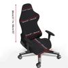 1pc Gaming Chair Cover Anti-slip Solid Color Seat Slipcover Washable Elastic Office Armchair Case for Computer Game Room Home